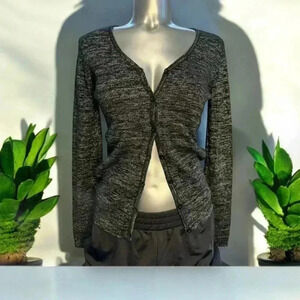 💟Women’s Black and Silver RW and Company Slim Fitted  Cardigan
